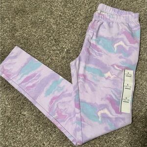 Cat & Jack Purple and Blue Tie-Dye Leggings